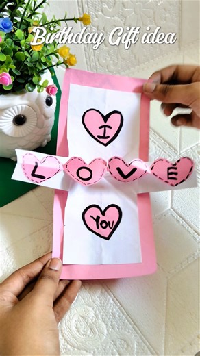 Diy Love Card ideas 💘✨ cute craft ideas #shorts #viralshorts #diy #craft #art #gift #handmade