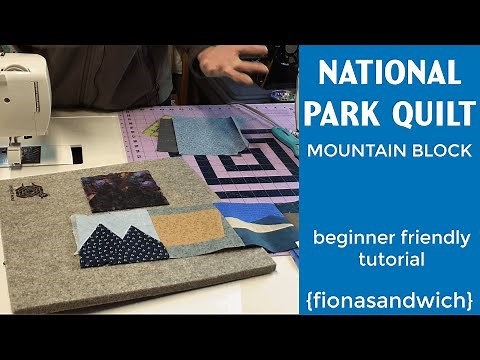 Make a National Park Quilt - Easy Beginner Friendly