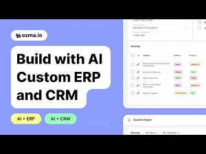 Build with AI Custom ERP and CRM - No Code Required