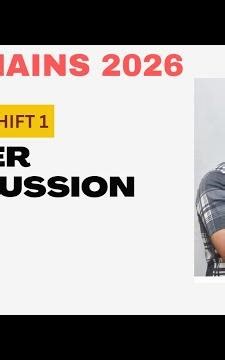 QUADRATIC EQUATIONS 💯 | JEE MAINS 2026🚨 | SESSION -1 | PAPER DISCUSSION | AB SIR ✨
