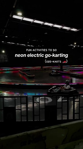 Exciting Neon Electric Go-Karting at OZE Karts