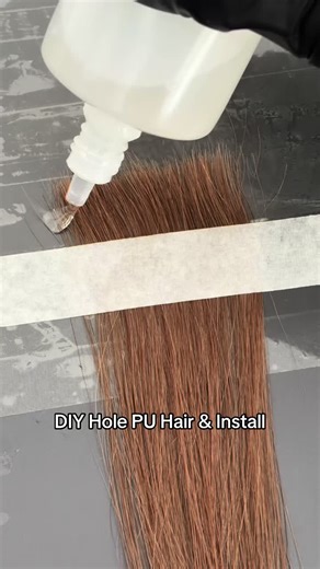 New hair extensions make and Install #hairextensions #tapeinextensions #hairtutorial #salonlife