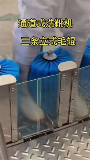 Boots washing machine hygiene station for food factory