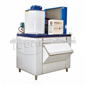[Hot Item] Icema 1 Ton Seawater Flake Ice Maker/Ice Flaker Machine