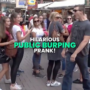 This guy's ridiculously loud burps literally SCARE people! 😳🤣 Yanagi19871 | IGV