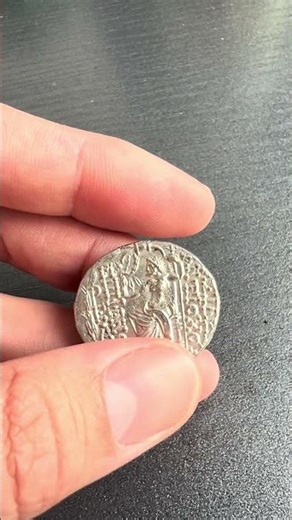 Seleukid Kingdom Antiochus VIII AR Tetradrachm 121-96 BC Zeus Nike Silver Coin