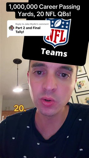 Which 20 NFL QBs Will Reach 1,000,000 Career Passing Yards?