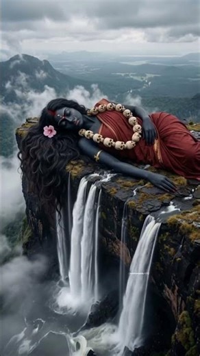 Maa Kaali: The Stillness Inside the Storm 🌺 Fierce and silent. Darkness and divinity.