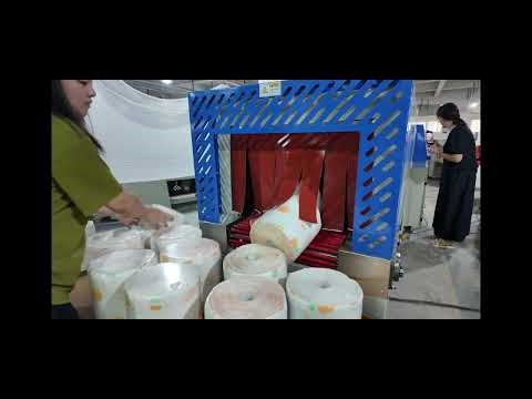 35 rolls per minute maxi roll kitchen towel paper shrink wrapping machine