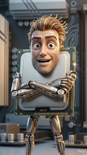 Conheça o "Chefe" do seu computador! 💻👔 #inteligenciaartificial #tecnologia #cpu #pcgamer