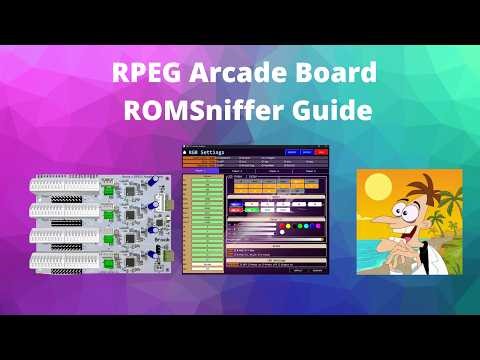 RPEG Arcade Board ROMSniffer Guide