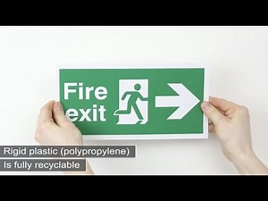 A Reliable Safety Sign Material Rigid Plastic Seton UK