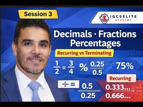 Math session 3 Per I G Decimals and recurring decimals