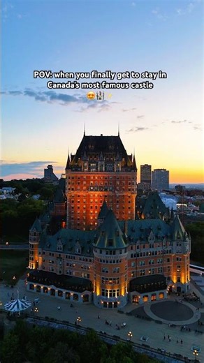 The Fairmont Le Château Frontenac: A Canadian hotel that needs to be on your bucket list 😍 #travel