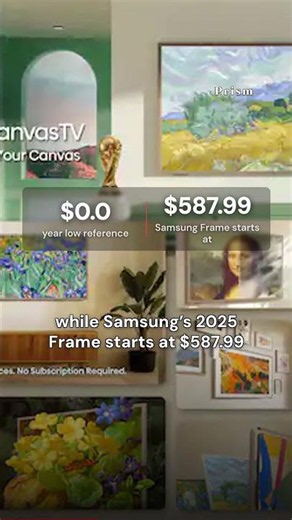 Woot slashes Samsung Frame and Hisense CanvasTV prices to year lows