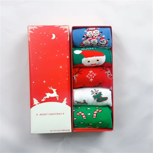 Christmas Socks Breathable comfort Compression Socks Creative Fashion Cartoon Cotton Socks