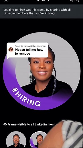 Change Your LinkedIn Profile Frame Easily