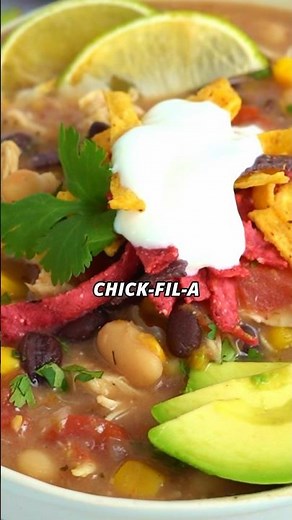 Copycat Chik-Fil-A Chicken Tortilla Soup | #recipeoftheday