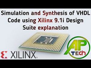 Simulation and Synthesis of VHDL code using Xilnix ISE Design suiet explanation in Telugu |Xilinx9.1