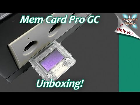 MemCard Pro GC Unboxing - The Last GameCube Memory Card You Will Ever Need!