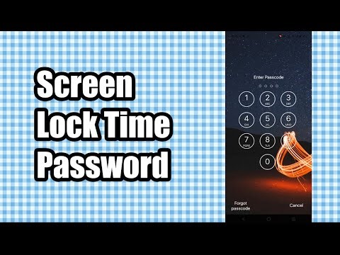 how to turn realtime into Android lock password