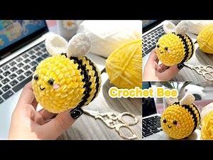 Crochet bee || Hướng dẫn Móc len mẫu Ong Chăm Chỉ || Crochet Tutorials for Beginners.