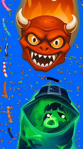 🐍 LIVING ON THE EDGE! 🧱🚫 Boundary Only Challenge! 😱🔥 #shorts#wormszone #borderpatrol#livingontheedge