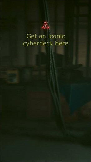 Iconic cyberdeck location #cyberpunk2077