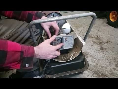 how to change forced air rotor on a reddy torpedo heater 110000 BTUs