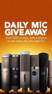 We’re giving away over $25K in mics this month—enter every day for your chance to win. | Musician's Friend | Facebook