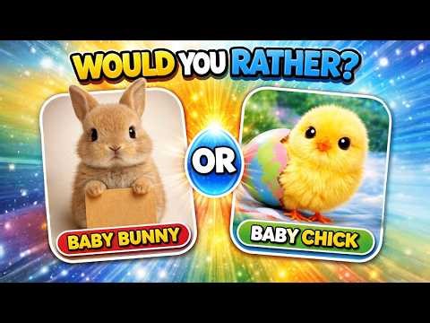 Would You Rather Easter Challenge | Easter Quiz | Easter This or That | Fun Easter Questions 🐰🥚