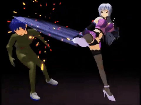 Boko877 mmd mixed fighting reverse ryona Girl beats hero Selunelia All Animations skill wrestling on Make a GIF