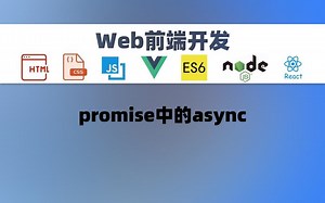 【Web开发】promise中的async