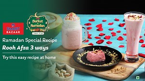 735K views · 657 reactions | Discover 3 unique ways to make Rooh Afza recipes for Ramadan! ✨ Traditional to modern twists, Enjoy the sweetness.  Get all ingredients at SMART Bazaar. Elevate your iftar! #RamadanSpecial #RoohAfzaMagic #SMARTBazaar | SMART Bazaar | Facebook