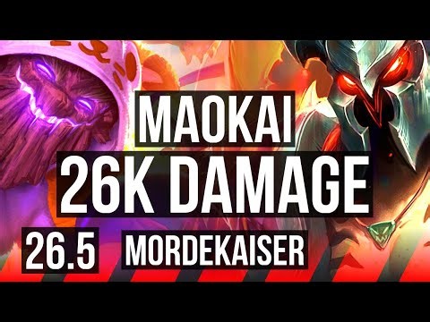 MAOKAI vs MORDEKAISER (TOP) | 6k gold comeback, 26K damage | KR Master | 26.5