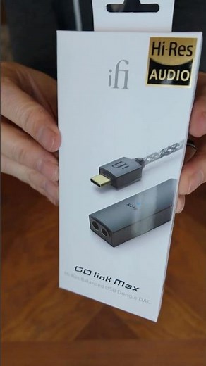 Ifi GO Link Max UNBOXING | Dongle DAC | Hi-Res Audio | #shorts