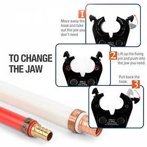 [Hot Item] 2 PCS Copper Ring Crimping Tool Kit 1-Inch- Free Removal Tool