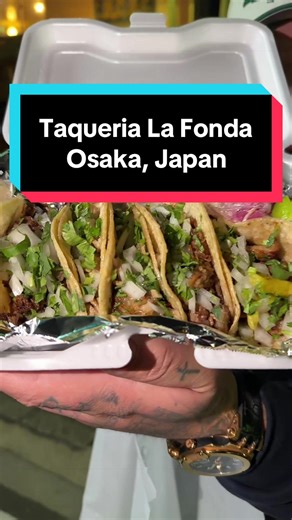 I’m going to find the best tacos in Japan! Mark my words. This is day one of my taco tour in Japan, and from here the rest of the world! My goal is to do at least one country every month! #tacos #mexicanfood #foodreview #japan #osaka