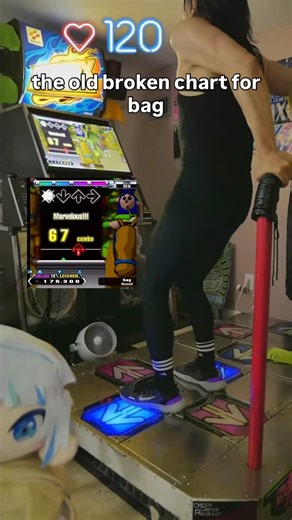 lei on Instagram: "You can hear from the steps how off sync this chart is. bag challenge from DDR EXTREME #ddr #dancedancerevolution #rhythmgame #arcade #gaming"