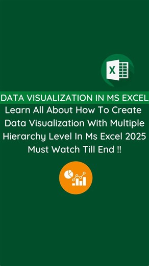 Ikhlas Ansari on Instagram: "DATA VISUALIZATION IN MS EXCEL 2025 | Excel Tips | Excel Tricks | Excel Shortcuts. . . . . . Learn All About How To Create Data Visualization With Multiple Hierarchy Level In Ms Excel 2025 Must Watch Till End !!...... Very Important For Every Excel Users Must Watch It Guys. . . . . . #excel #exceltips #exceltricks #excelskills #datavisualization #dataanalysis #dataanalytics #powerpivot #exceltutorial #reels"