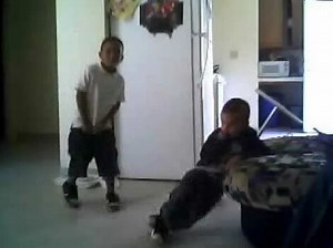 Little boys jerking