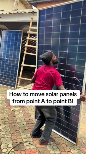 How to Move Solar Panels from Point A to Point B Safely