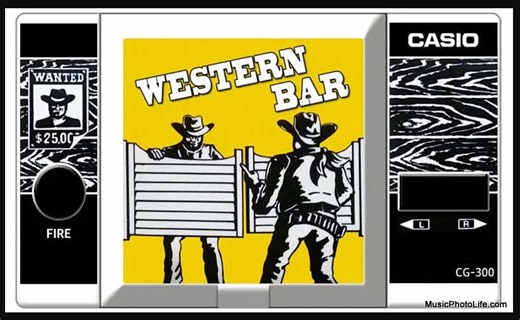 Western Bar Casio Retro Handheld Games: A Nostalgic Journey