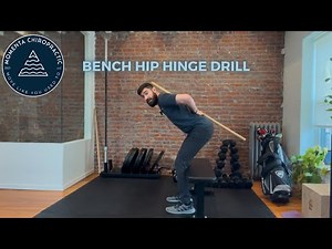 Bench Hip Hinge Drill