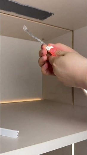 Easiest Way to Light Up Cabinet Corners! | Cuttable & Plug-and-Play Silicone LED Strips #uskyled