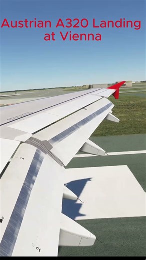 Austrian A320 Landing at Vienna #fenixsimulations #msfs2020 #austrianairlines #bugs