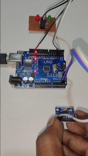 ADXL345 Based LEDs Control Using Arduino