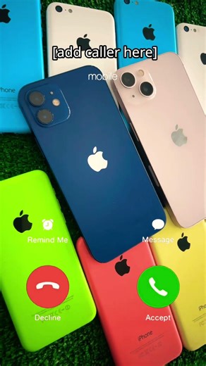 iPhone 12 Vs iPhone 13 Bleu #iphone #smartphone #ringtone #fypシ