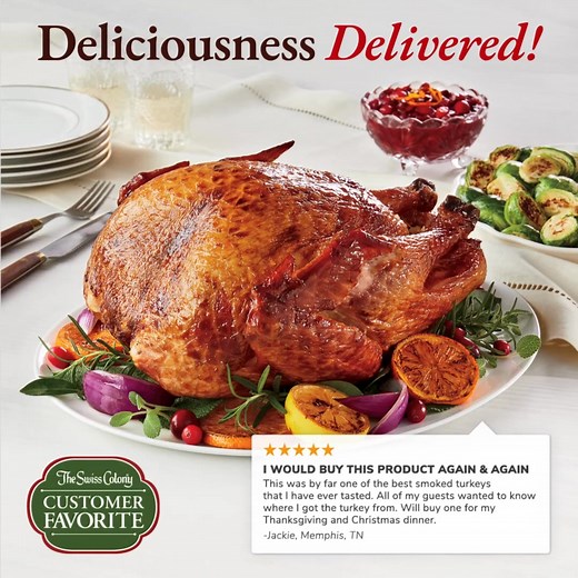 2.1K views · 22 reactions | Your thanksgiving dinner headquarters! From entrée to dessert, we have you covered! https://buff.ly/40nq1In | The Swiss Colony | Facebook