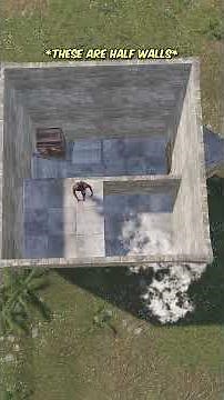 Automatic elevator trap base tutorial #rust #rustgame #rusttrapbase #rusttips #cashpier